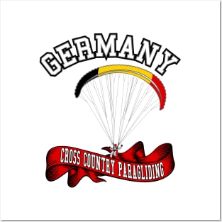 Germany Paragliding | 2 Sided Posters and Art